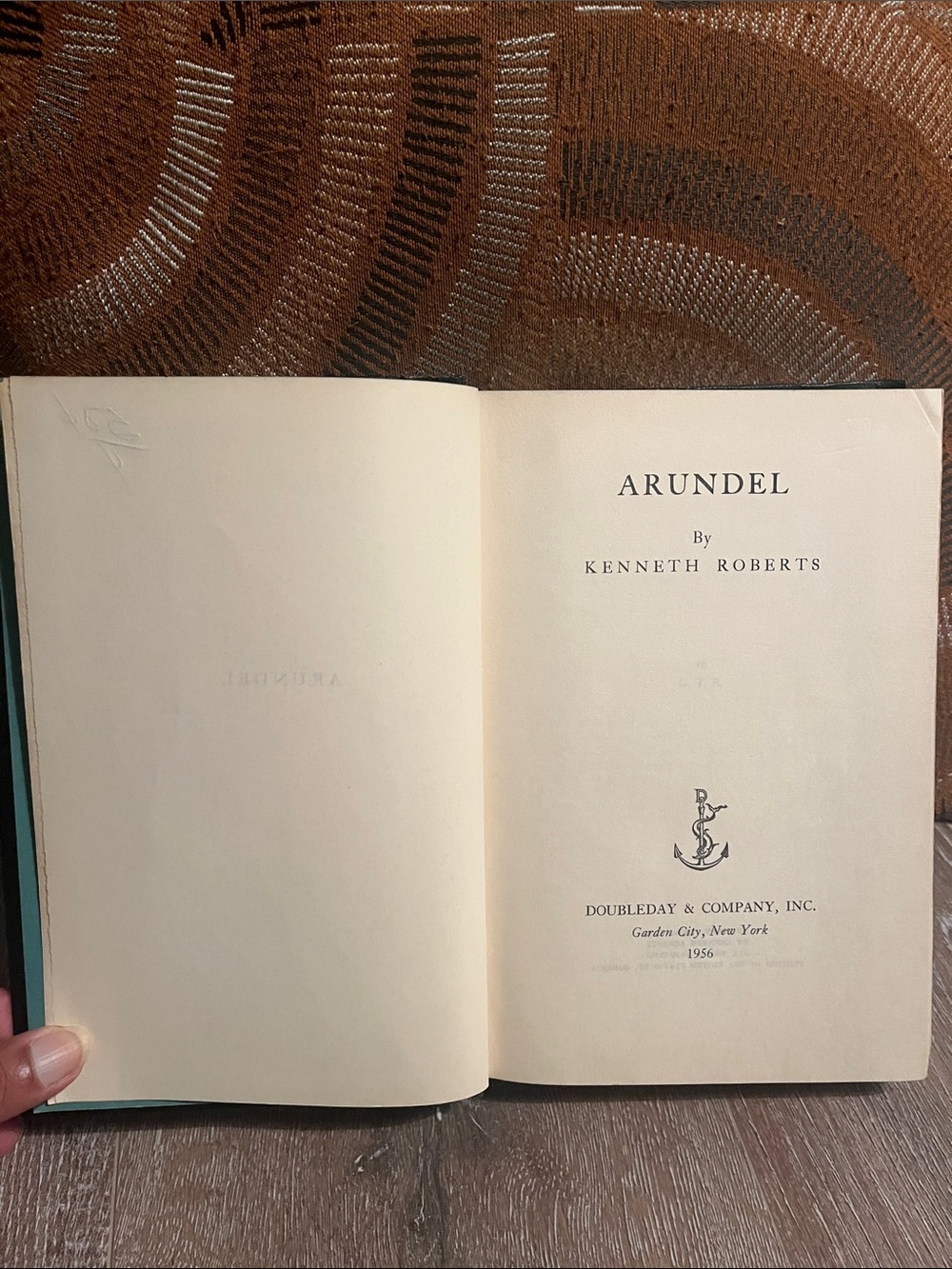 Arundel by Kenneth Roberts — Classic Hardcover 1930